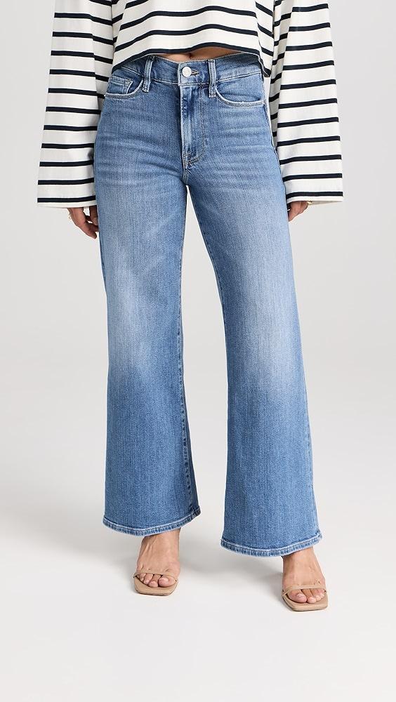 FRAME Petite Le Pixie Slim Palazzo Jeans | Shopbop Product Image