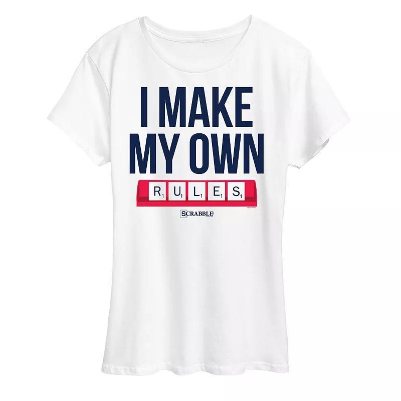 Womens Scrabble I Make My Own Rules Tee Product Image