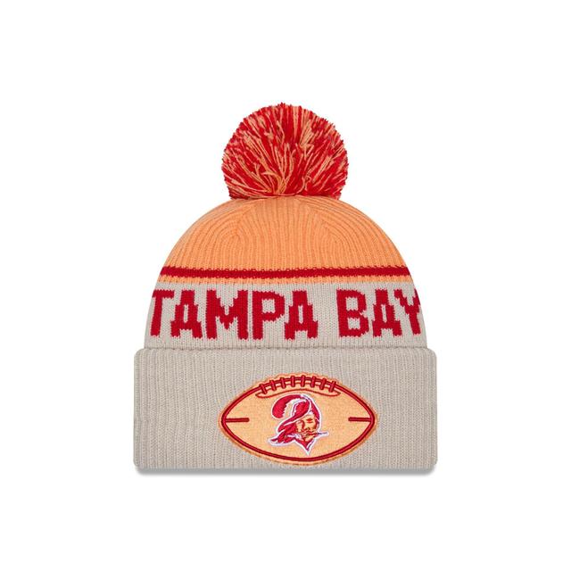 Tampa Bay Buccaneers 2024 Cold Weather Historic Pom Knit Hat Male Product Image