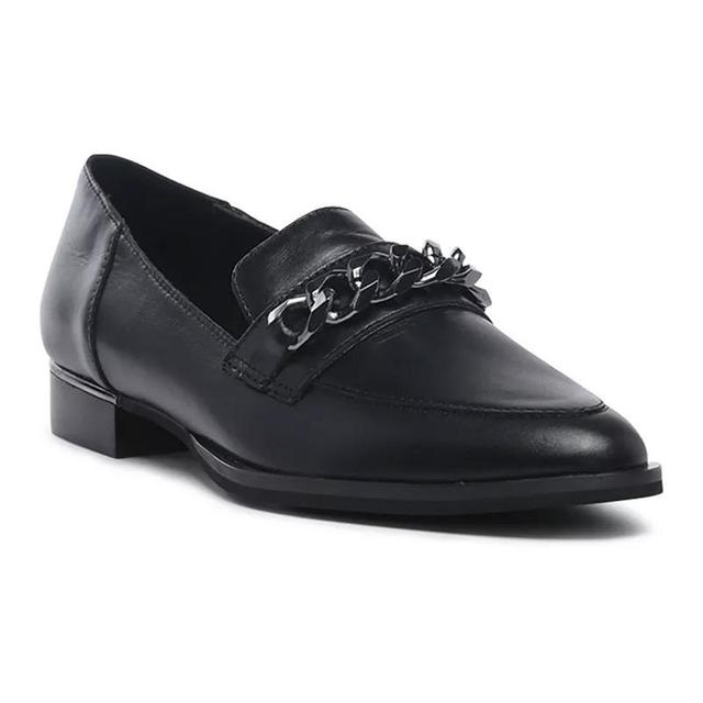 Rag & Co Pola Womens Leather Chain Link Loafers Product Image