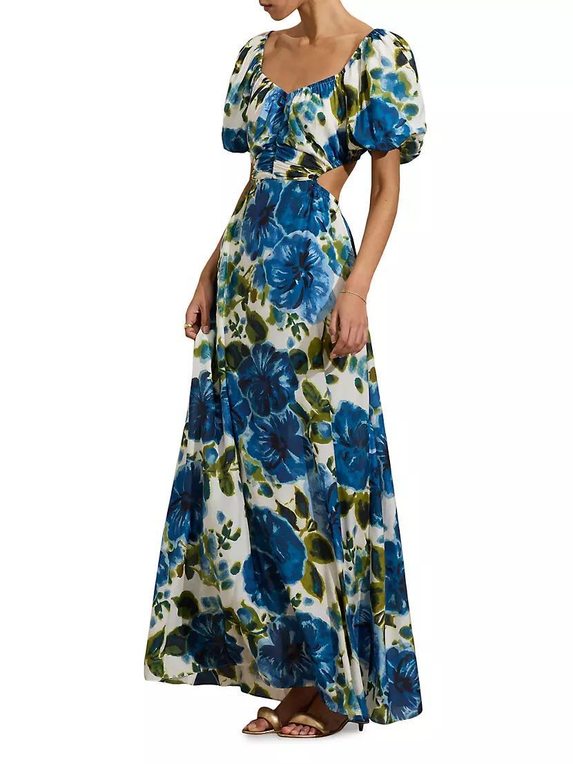 Forever Floral Cut-Out Maxi Dress Product Image