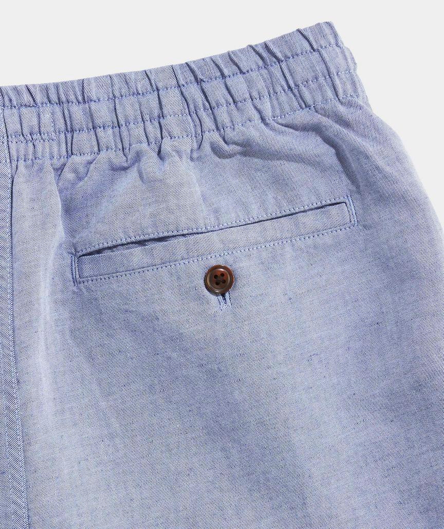 7 Inch Pull-On Linen Chambray Shorts Product Image