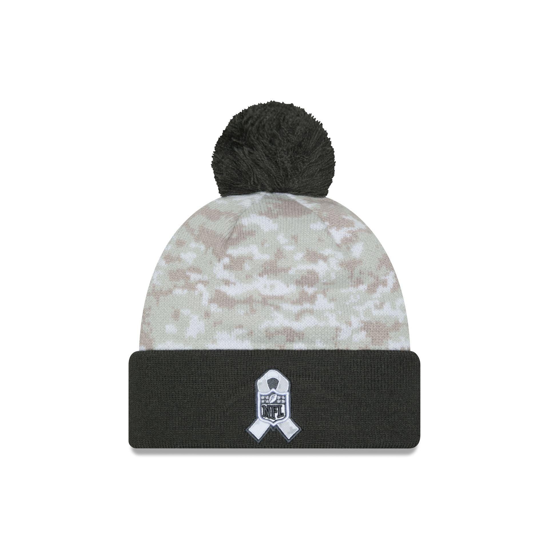 Kansas City Chiefs 2024 Salute to Service Pom Knit Hat Male Product Image