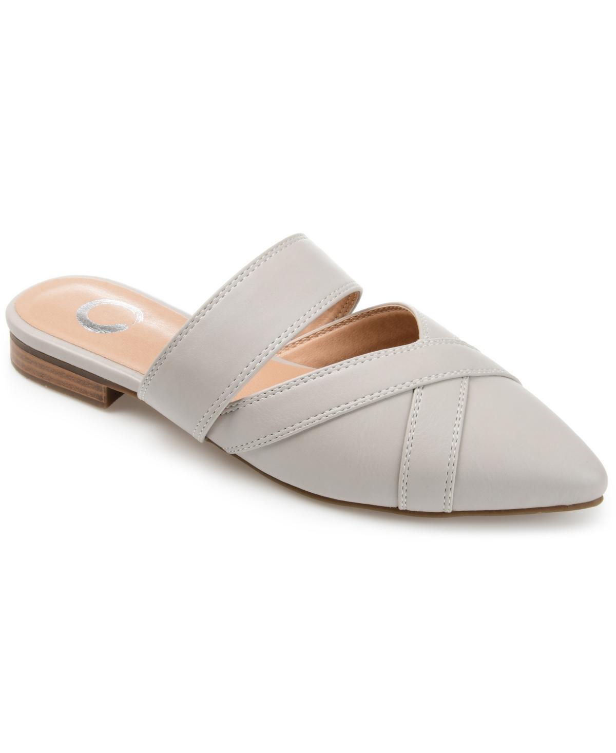 Journee Collection Stasi Womens Mules White Product Image