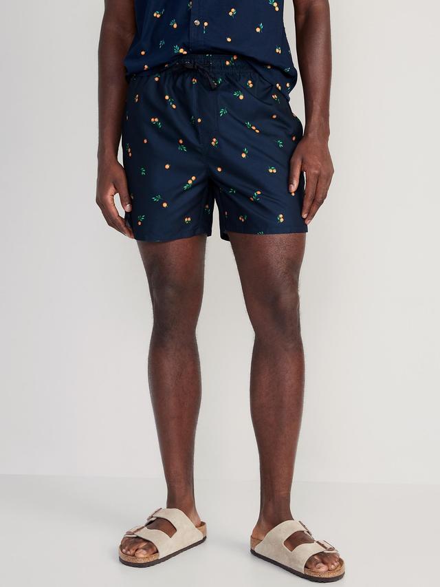 Printed Swim Trunks -- 5-inch inseam Product Image