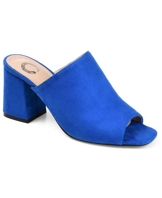 Journee Collection Adelaide Womens Heeled Sandals Blue Product Image