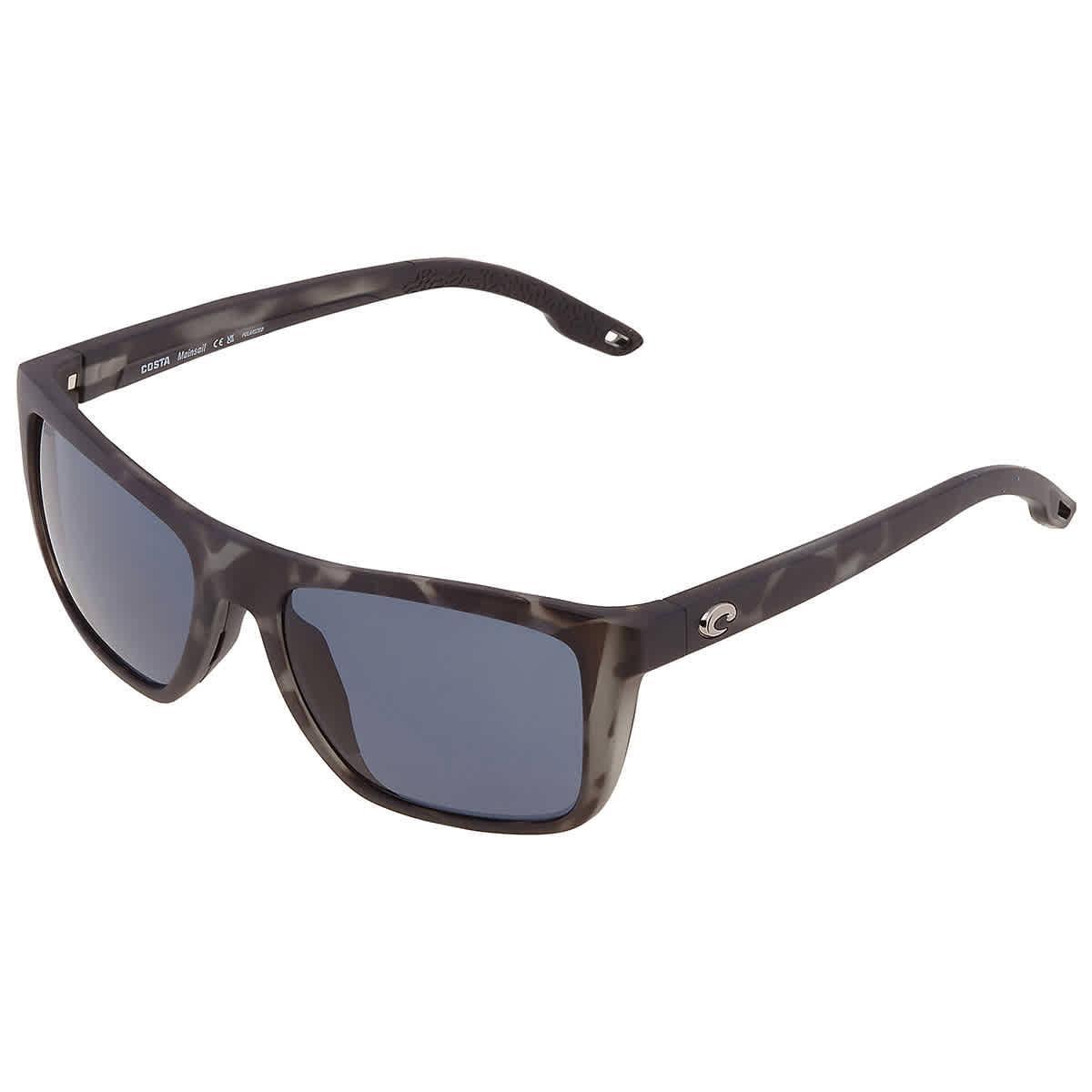 Costa Del Mar Mainsail 55mm Mirrored Polarized Rectangular Sunglasses Product Image