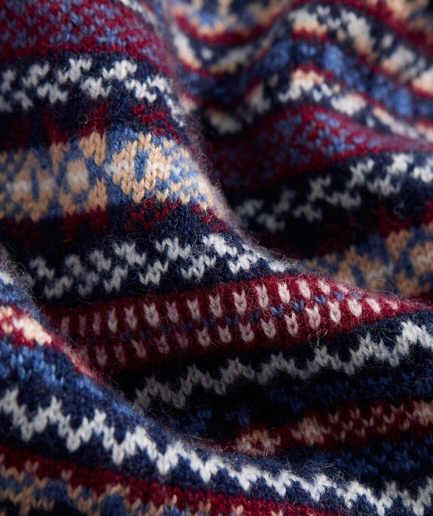 Wool Fair Isle Crewneck Sweater Product Image