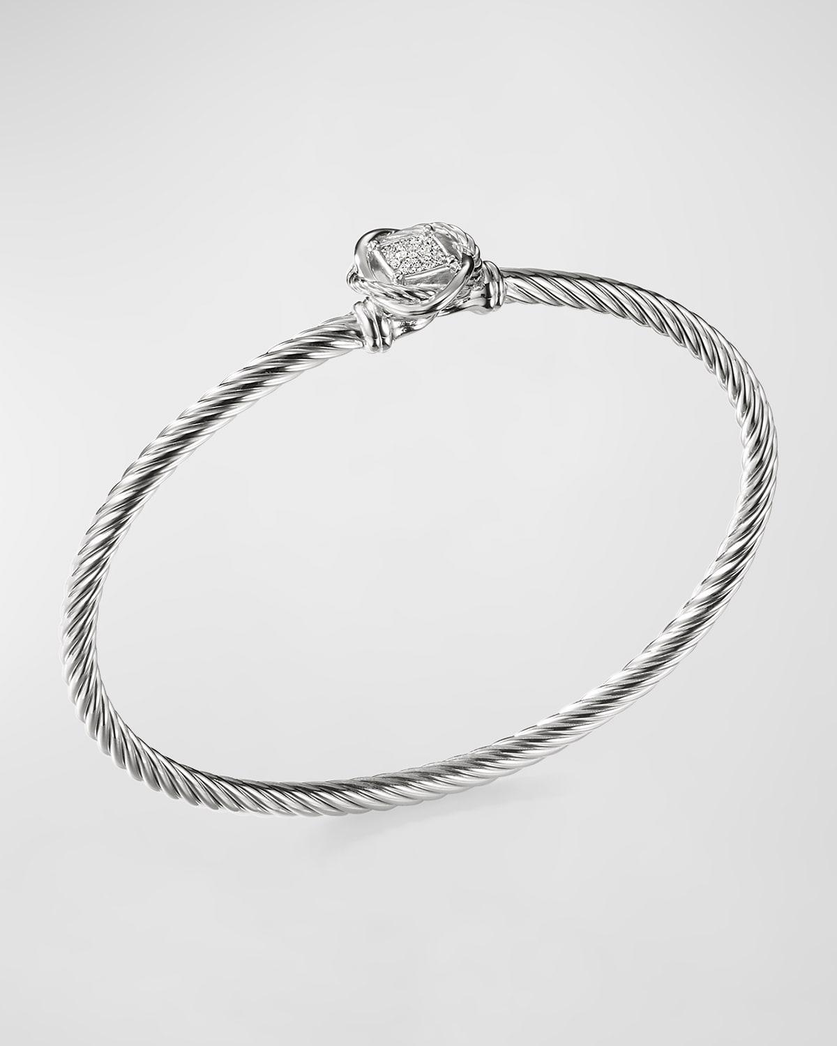 Womens Infinity Bracelet in Sterling Silver Product Image