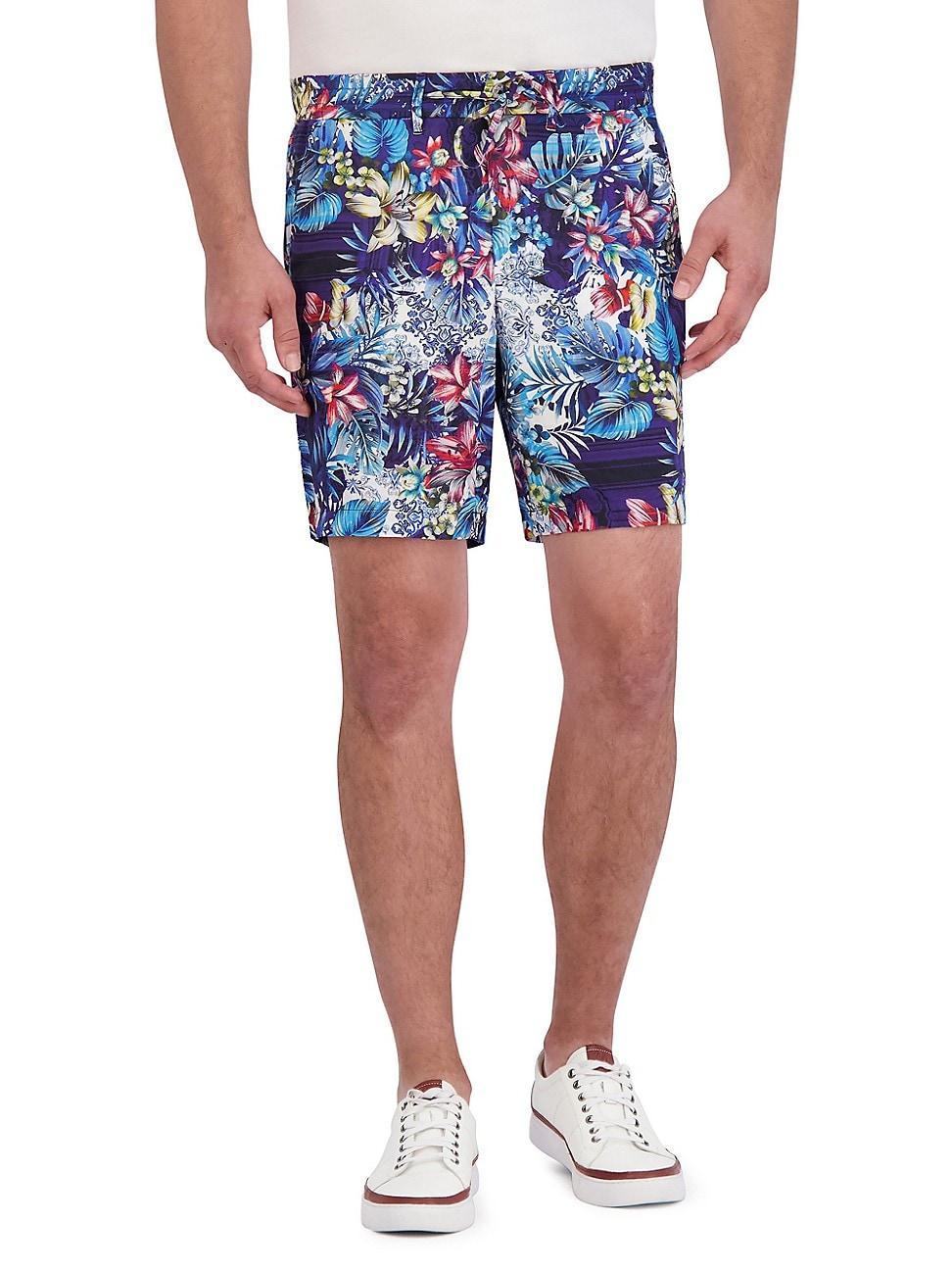 Robert Graham Merrick Floral Flat Front Shorts Product Image