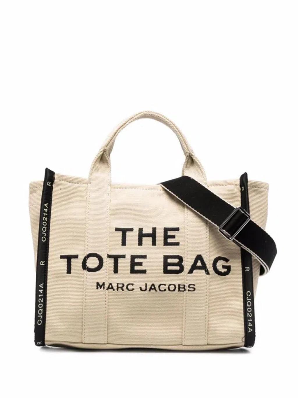 The Medium Tote Bag In Beige Fabric product image