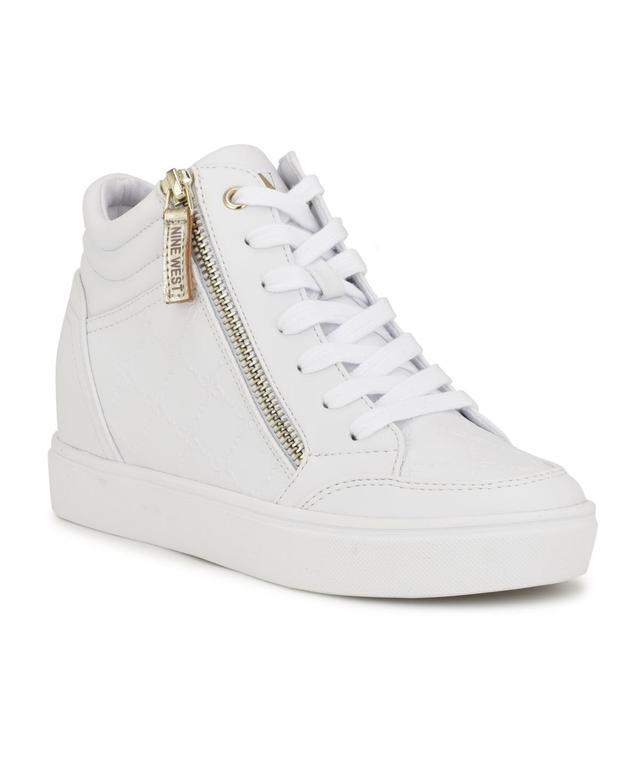 Nine West Tons Lace-Up Wedge Sneaker Product Image