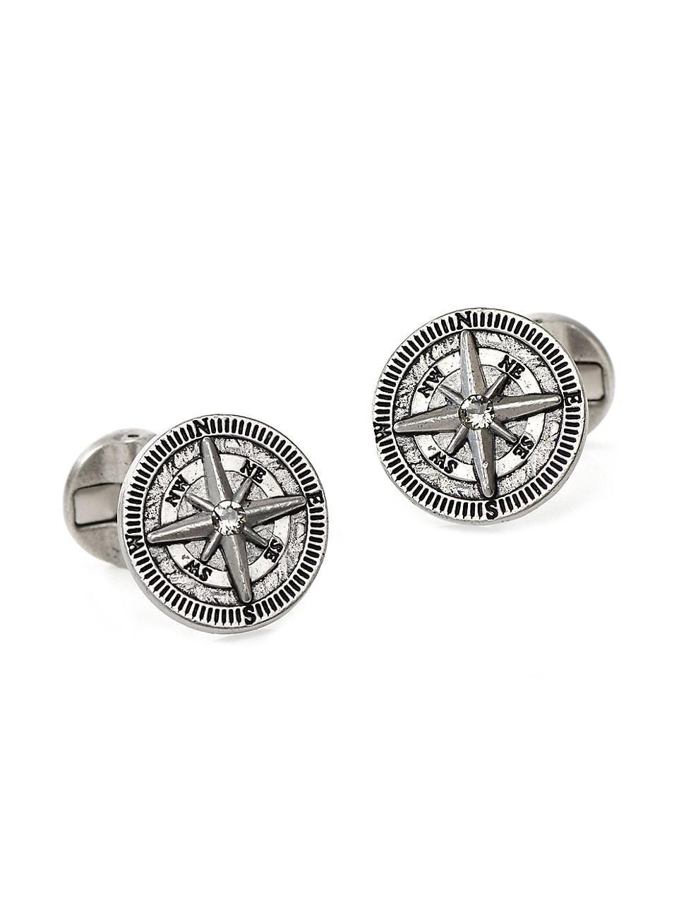 Cufflinks, Inc. Compass Stainless Steel Cuff Links Product Image