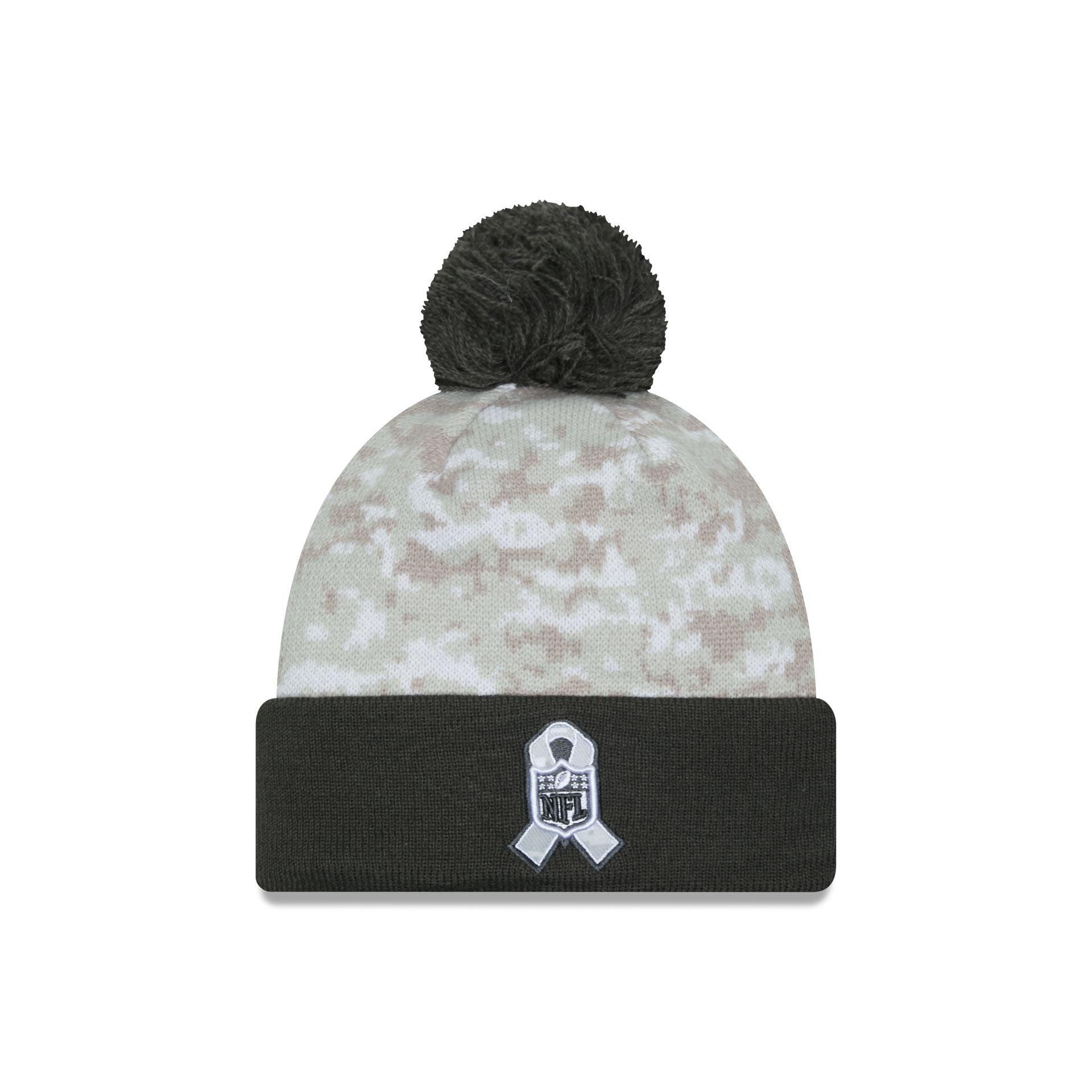 Los Angeles Rams 2024 Salute to Service Pom Knit Hat Male Product Image