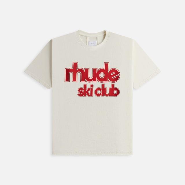 Rhude Ski Club Tee - Vintage White Male Product Image