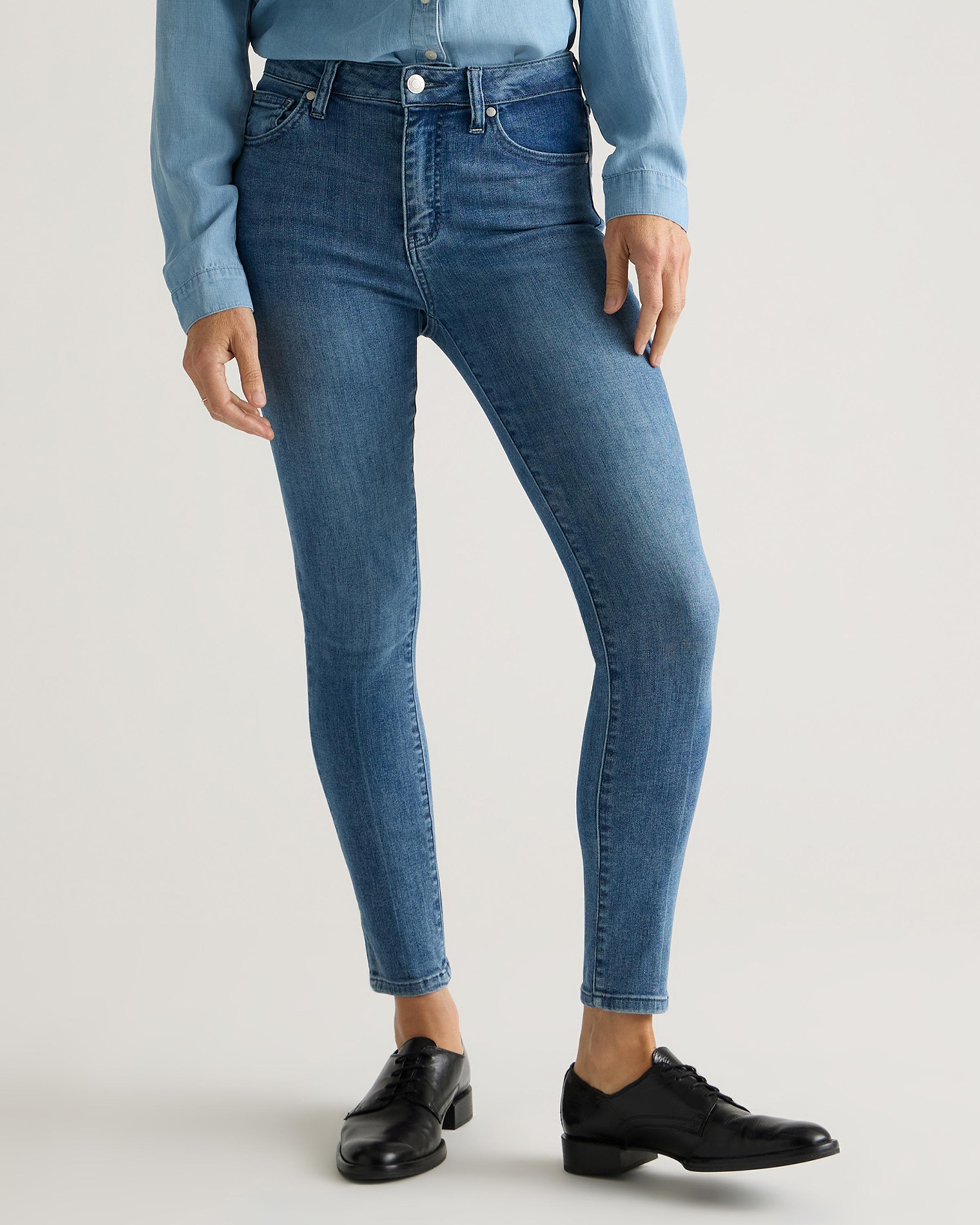 Stretch High Rise Skinny Jeans - 28" inseam Product Image