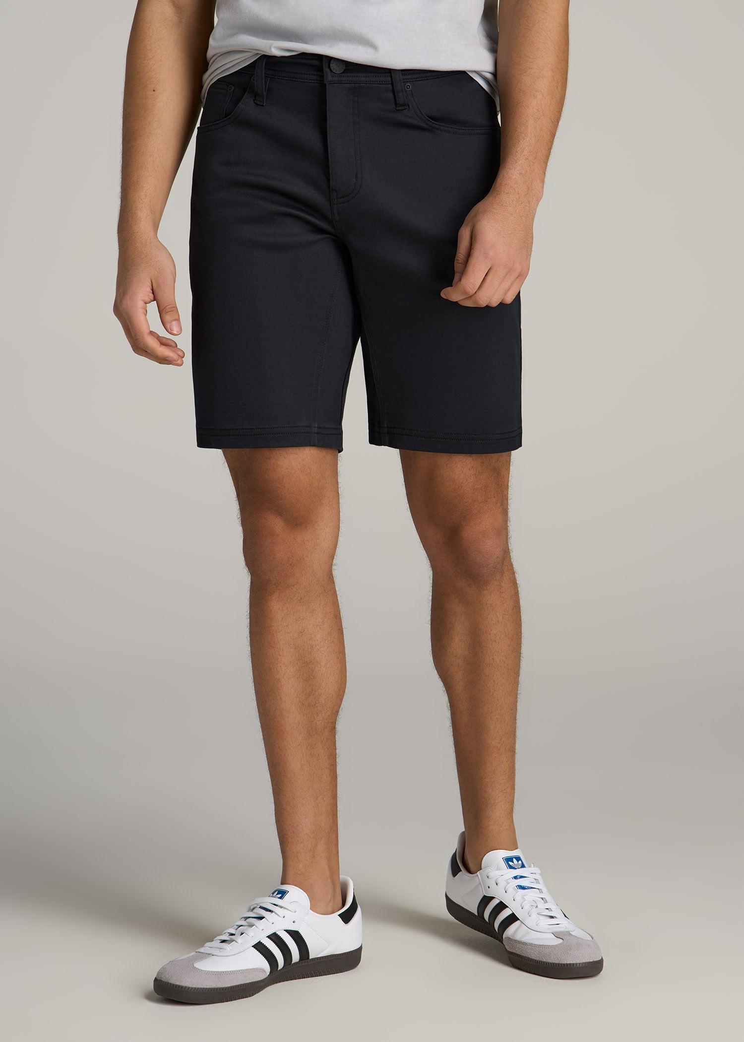 Everyday Comfort 5 Pocket Short for Tall Men in Black Product Image