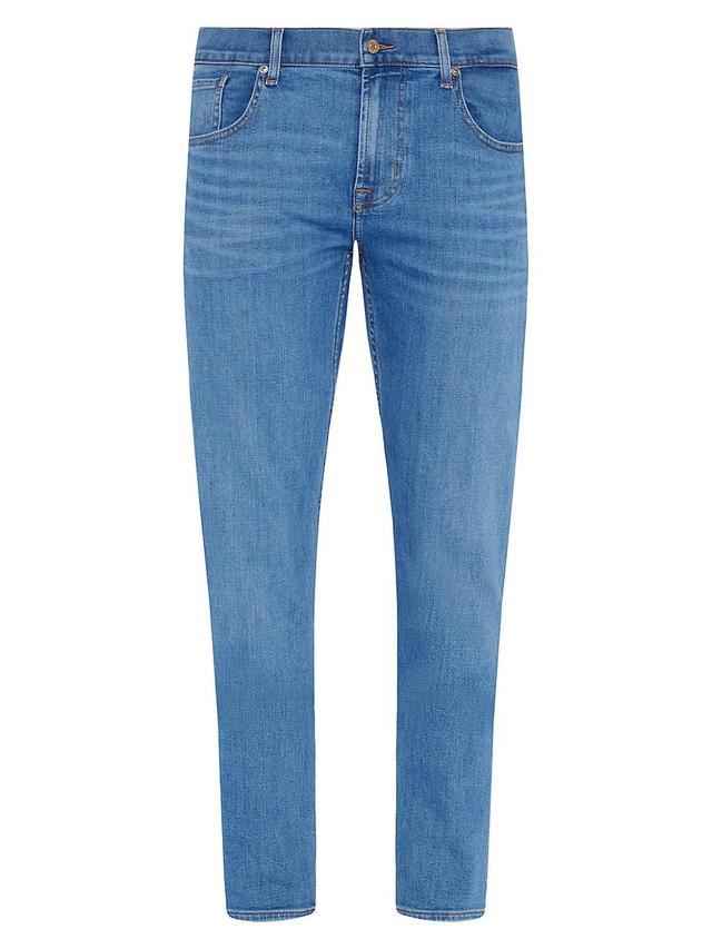 Mens Slimmy Tapered-Leg Jeans Product Image