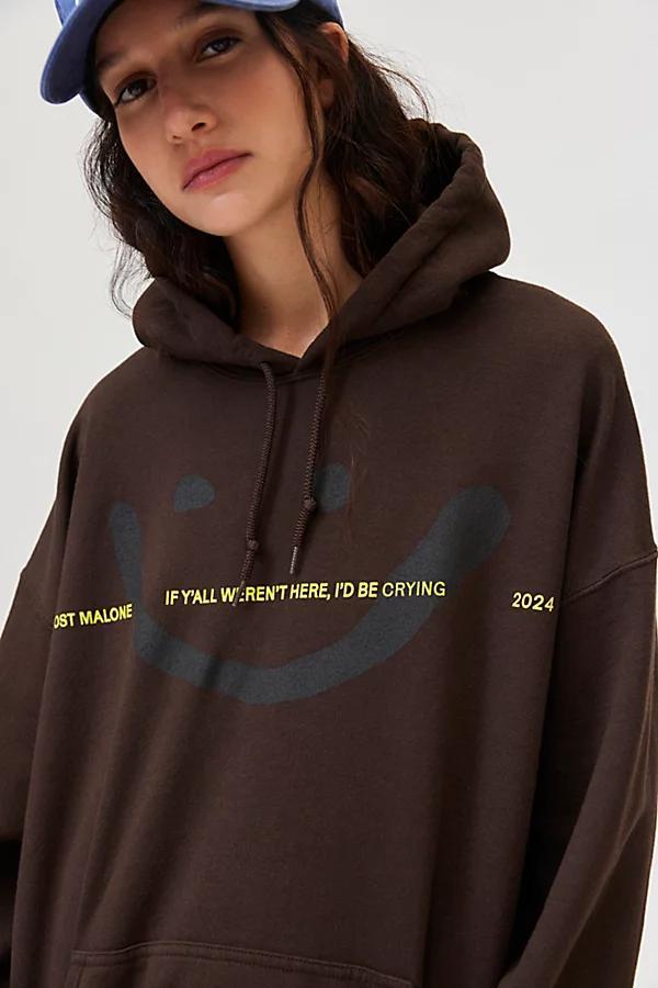 Post Malone Graphic Hoodie Sweatshirt Womens at Urban Outfitters Product Image