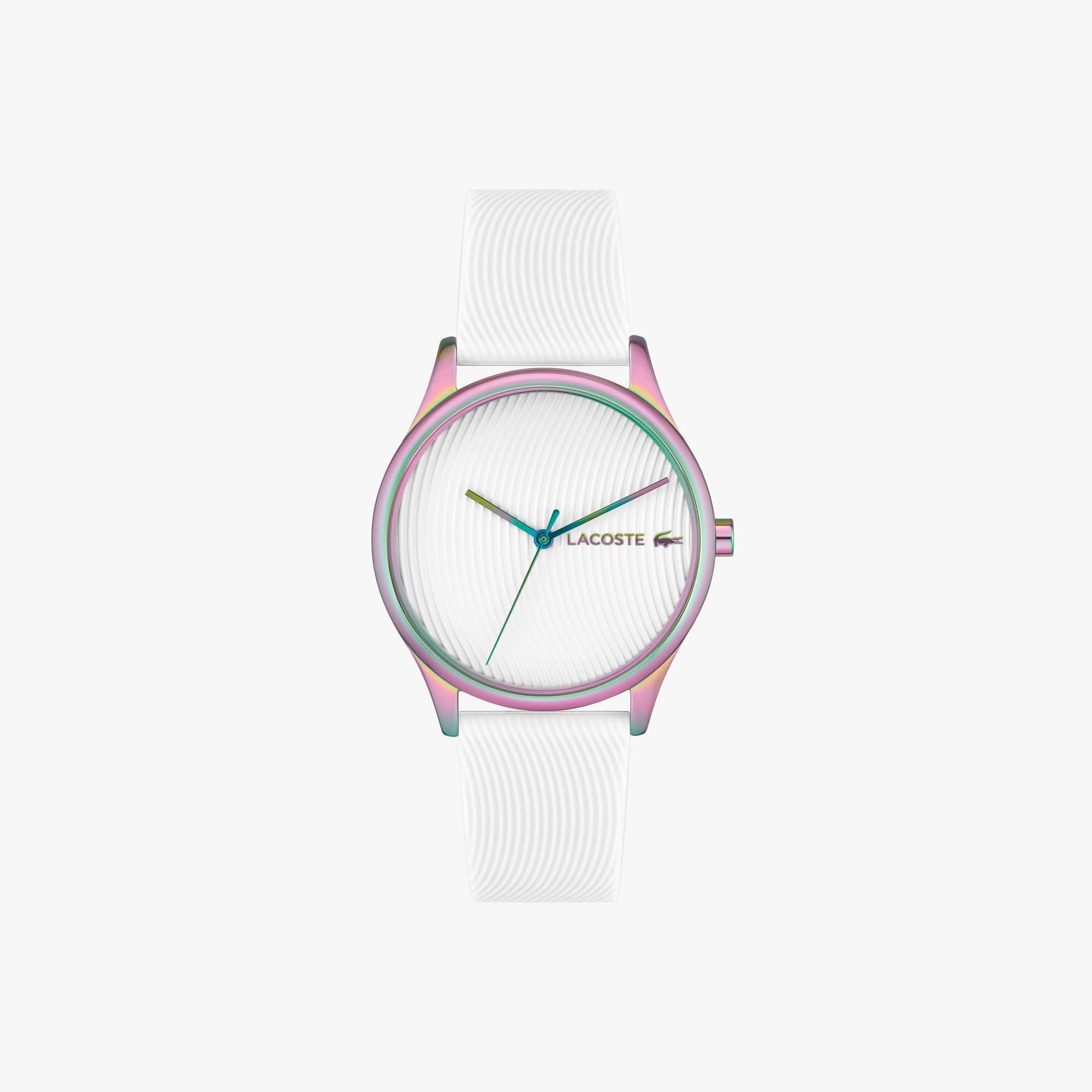 Women's Falda Iridescent White Silicone Watch Product Image