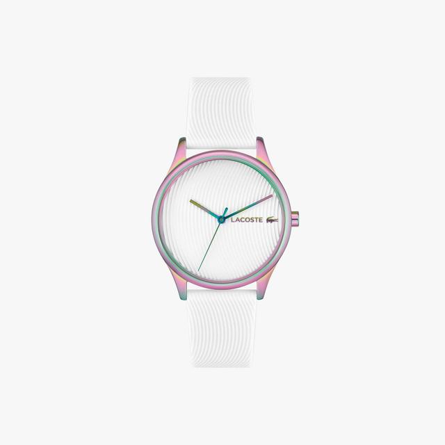 Women's Falda Iridescent White Silicone Watch Product Image