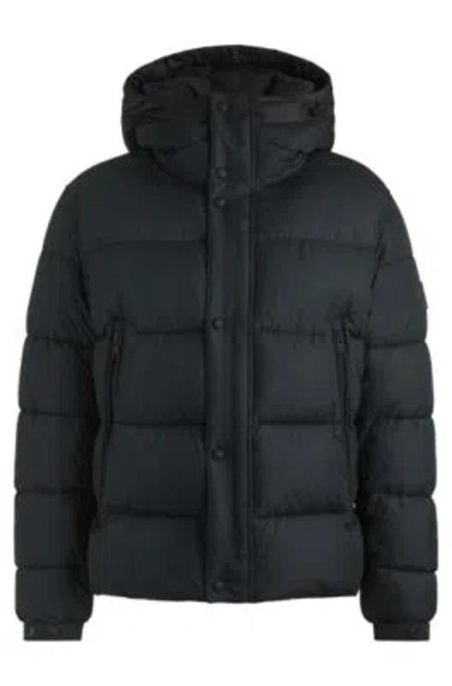 Regular-fit Puffer Jacket In Water-repellent Fabric In Black Product Image