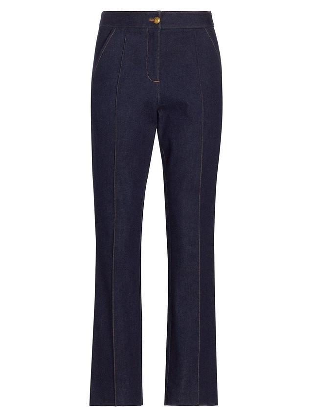 Veronica Beard Kimra Denim Pants Product Image