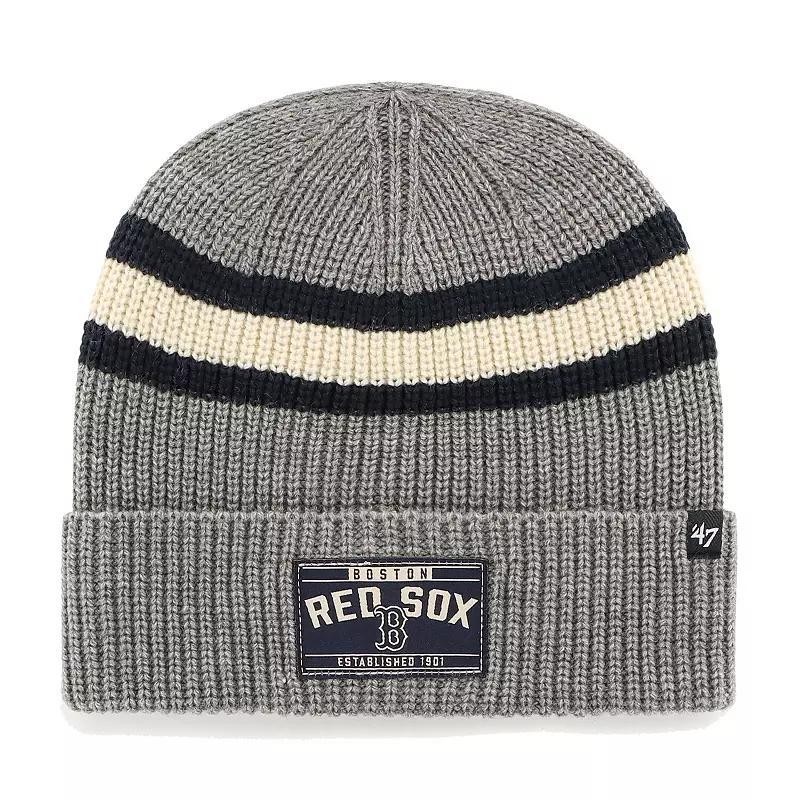 Mens 47 Graphite Boston Red Sox PenobscotCuffed Knit Hat Product Image