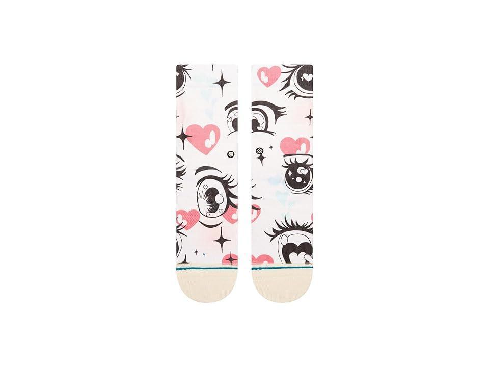 Stance For U Only (Canvas) Women's Crew Cut Socks Shoes Product Image