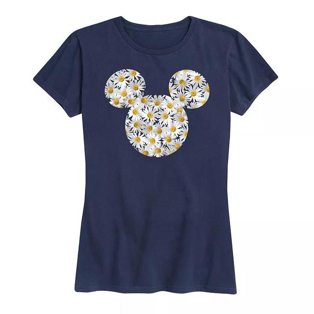 Disneys Mickey Mouse Womens Daisies Graphic Tee Product Image