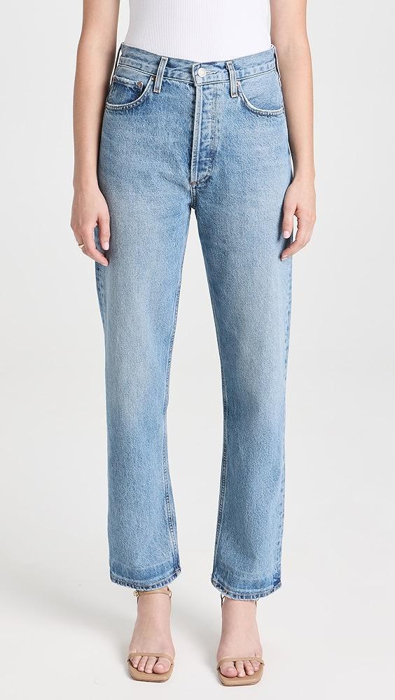 AGOLDE 90's Pinch Waist High Rise Straight Jeans | Shopbop Product Image