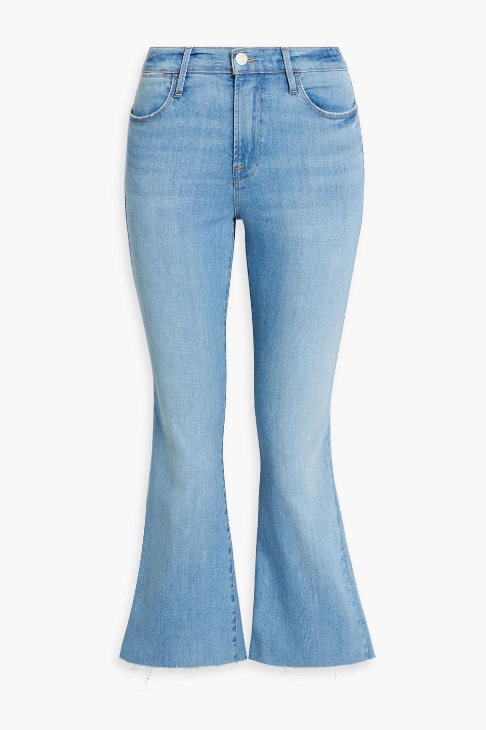 Le High Rise Crop Flare Jeans In Cebu Product Image