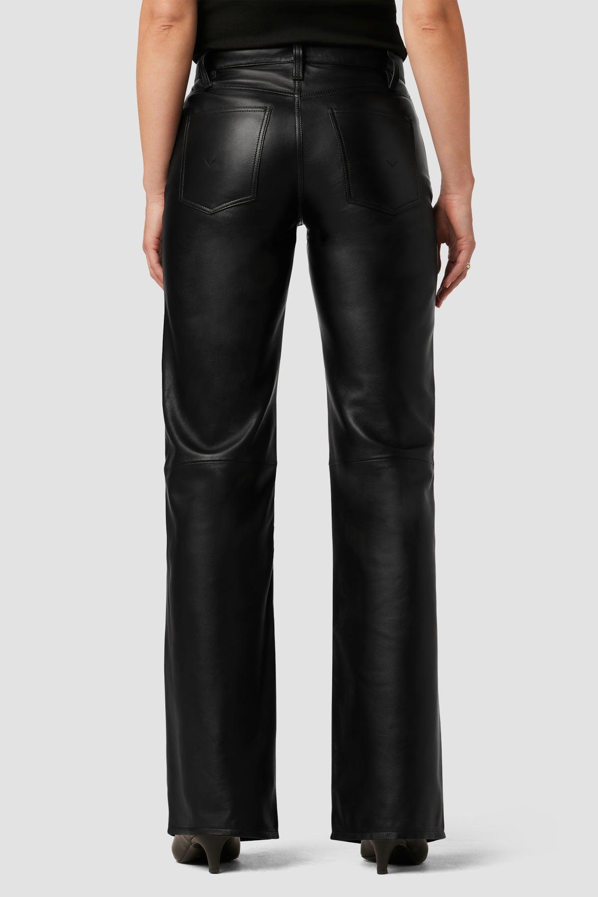 Rosie High-Rise Wide Leg Leather Pant Female Product Image