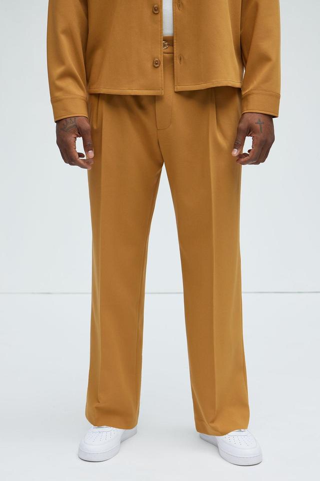 Ronan Relaxed Tapered Trousers - Camel Product Image