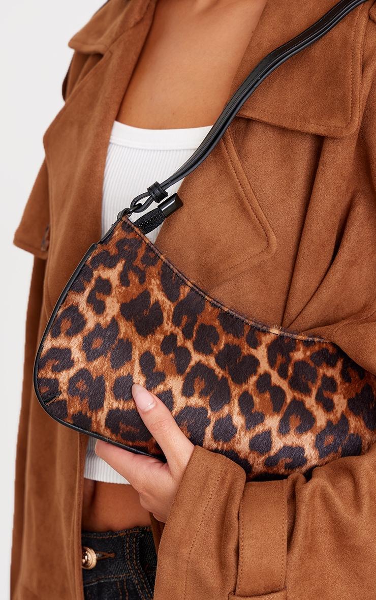 Leopard Print Slim Shoulder Bag Product Image