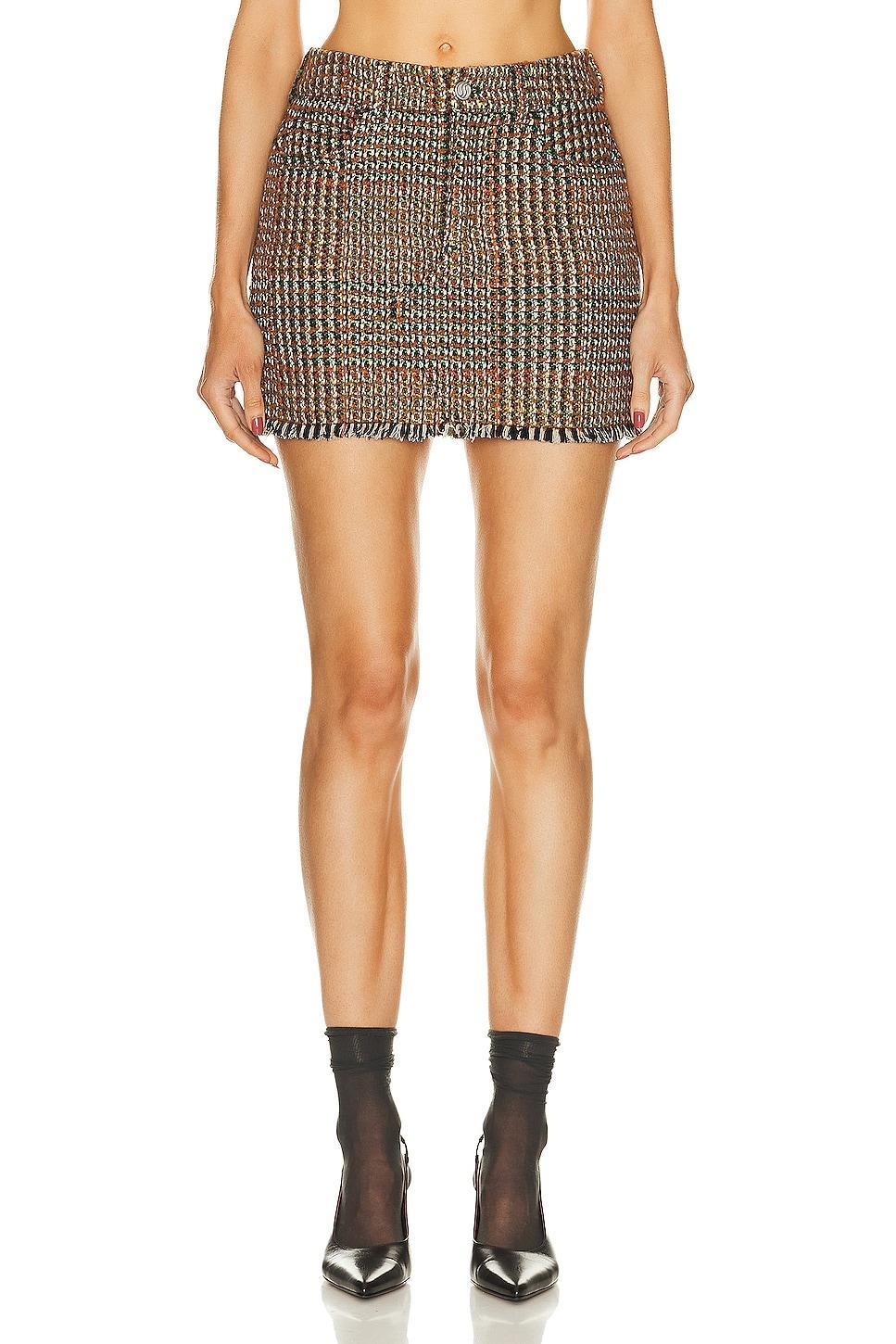 Stella McCartney Mini Skirt in Brown product image