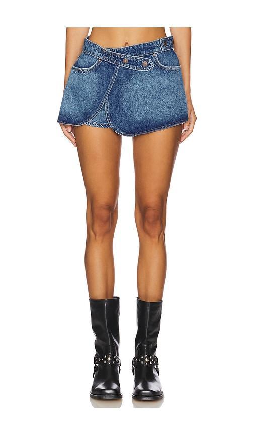 x REVOLVE Maxine Denim Skort Product Image