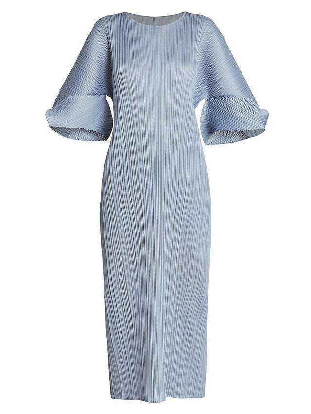 Pleats Please Issey Miyake Monthly Colors August Pleated Midi Dress Product Image