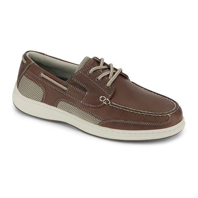 Dockers Beacon Mens Leather Boat Shoes Med Red Product Image