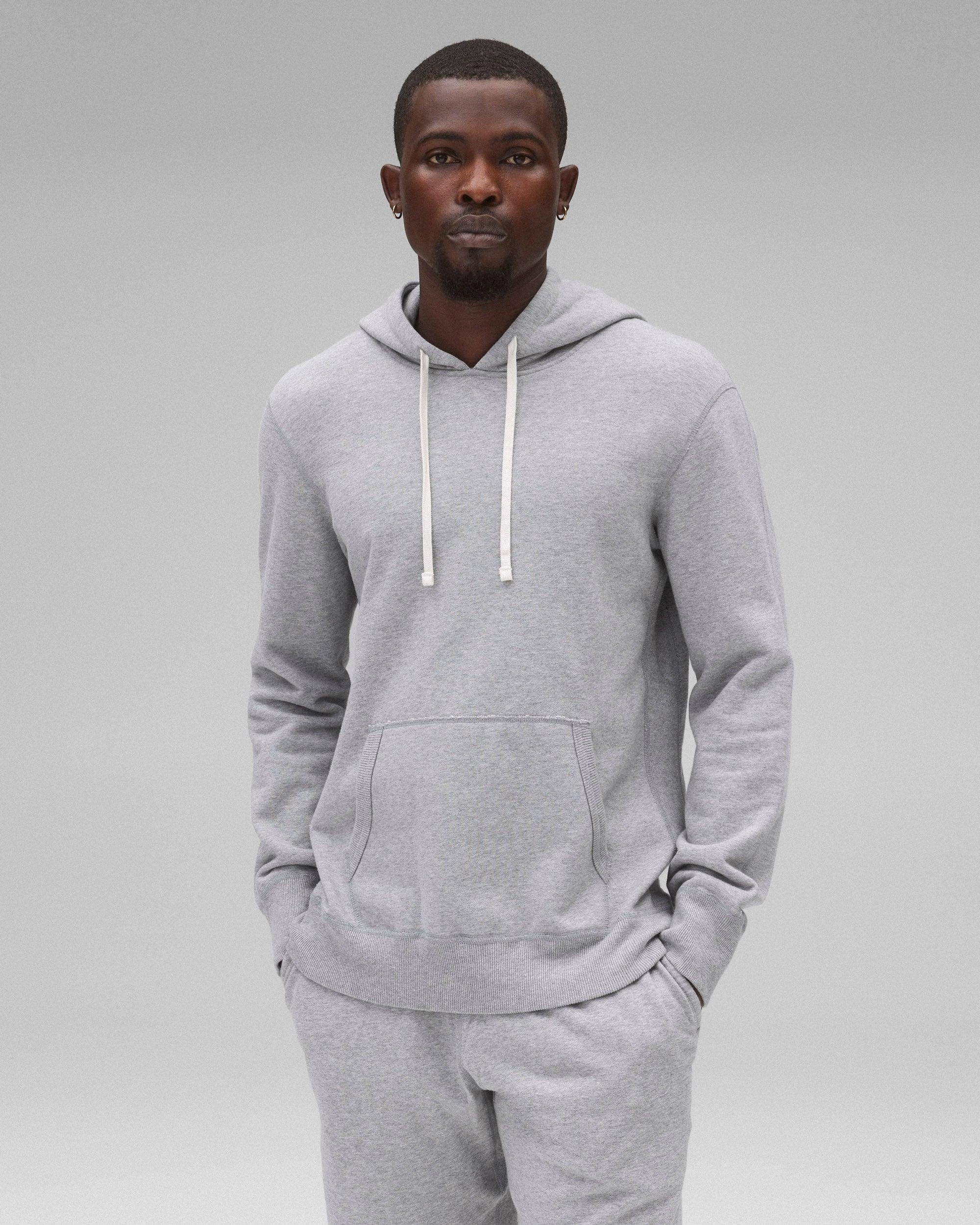 Midweight Terry Slim Hoodie Male Product Image