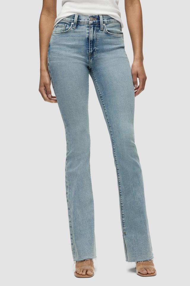 Barbara High-Rise Bootcut Jean w/ Slit Hem Female Product Image