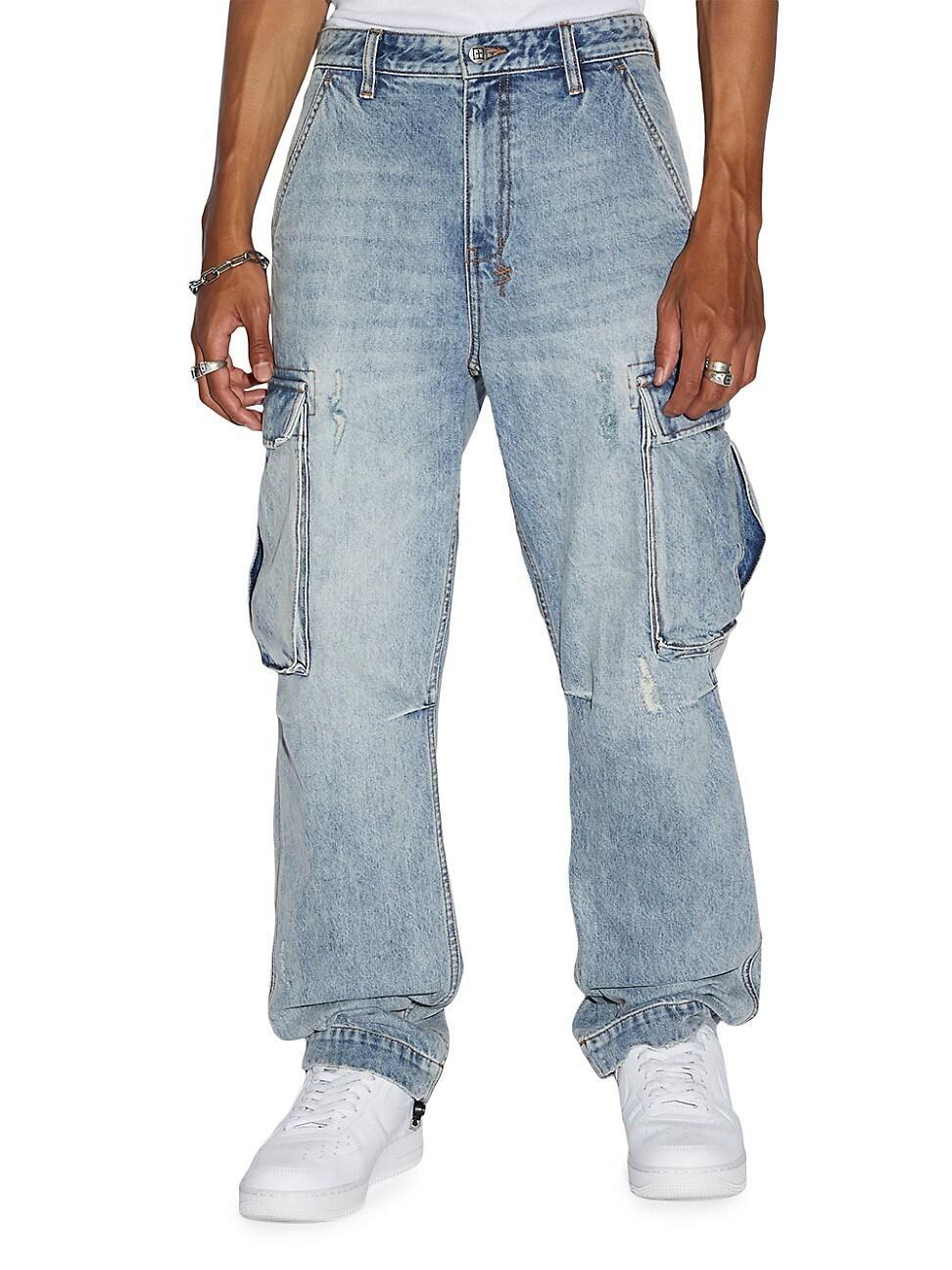 Mens Riot Dynamo Cargo Jeans Product Image