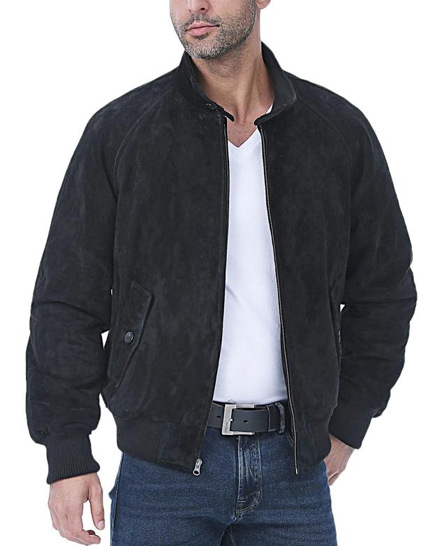 Landing Leathers Men Wwii Suede Leather Bomber Jacket Product Image