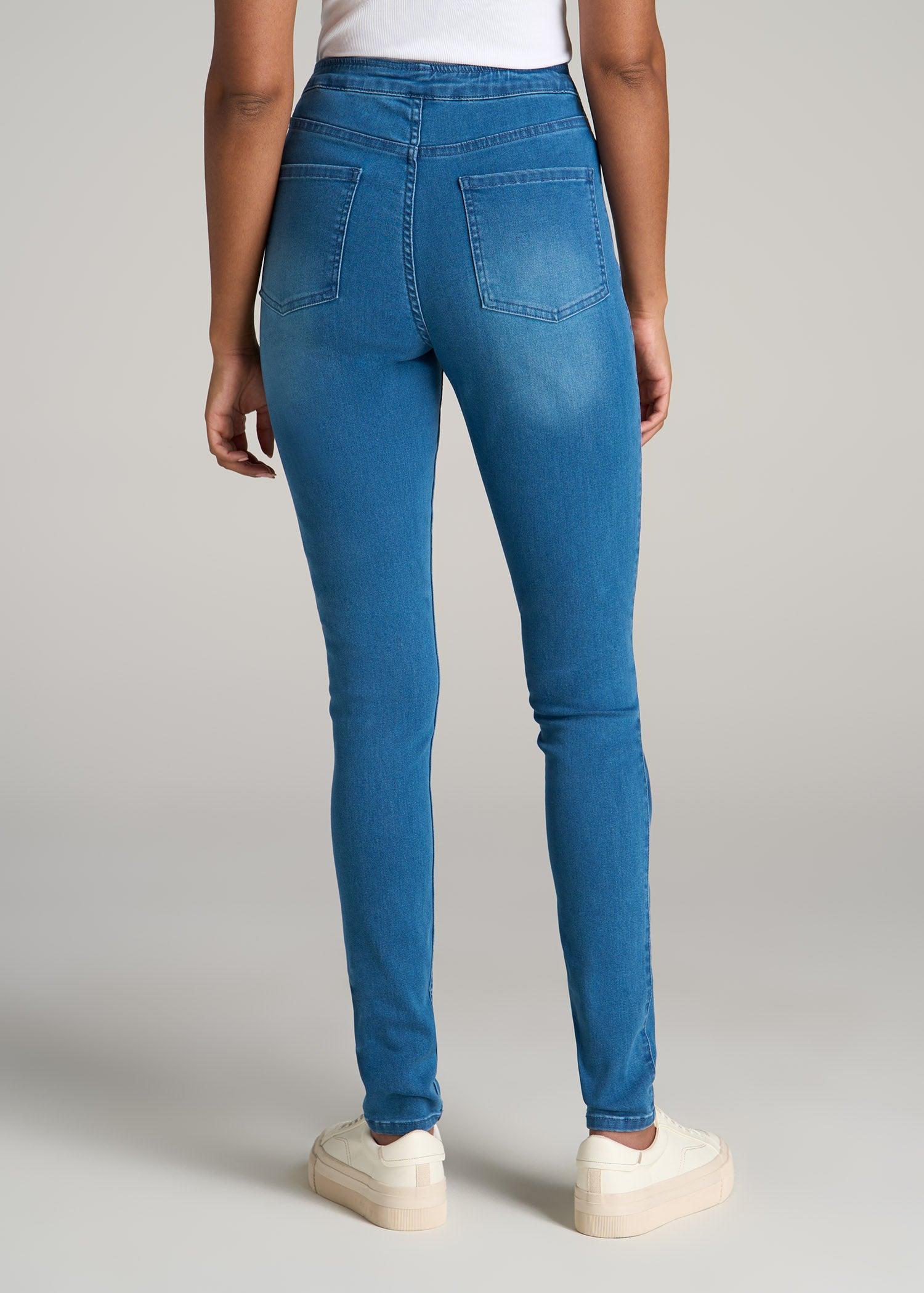 Women's Tall Jeggings in Classic Mid Blue Female Product Image