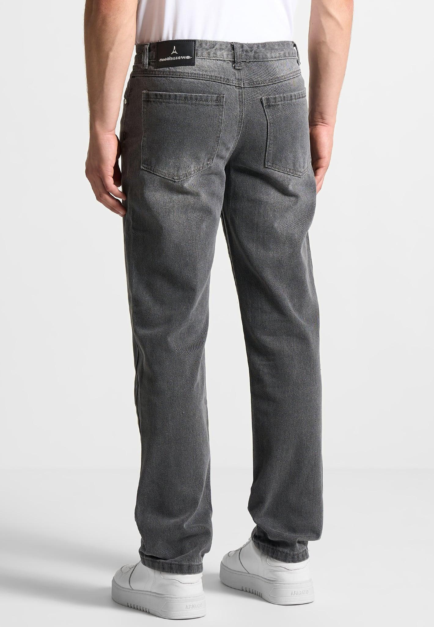 Relaxed Fit Jean - Washed Grey Male Product Image