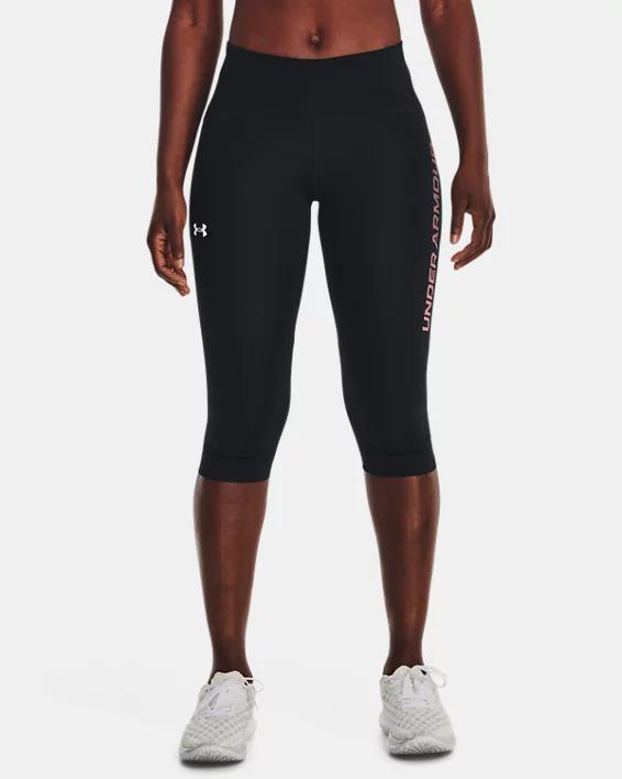 Womens UA Fly-Fast Graphic Capris Product Image