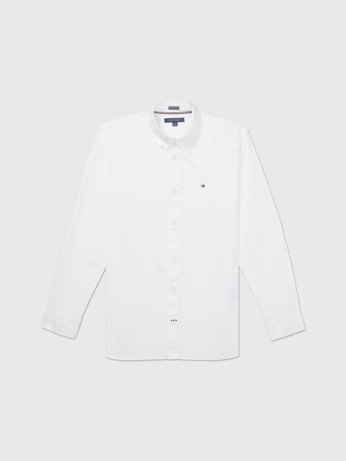 Tommy Hilfiger Men's Regular Fit Oxford Stretch Shirt Product Image