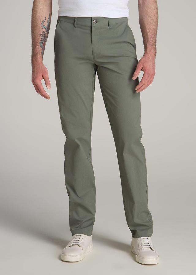 TAPERED FIT Traveler Chino Pants for Tall Men in Wreath Green Male Product Image