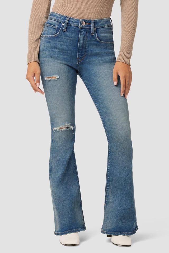 Holly High-Rise Flare Petite Jean Female Product Image