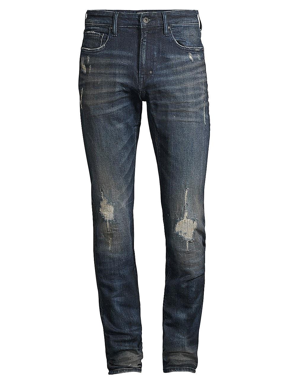 Mens Le Sabre Stretch The Six Distressed Slim-Tapered Jeans Product Image